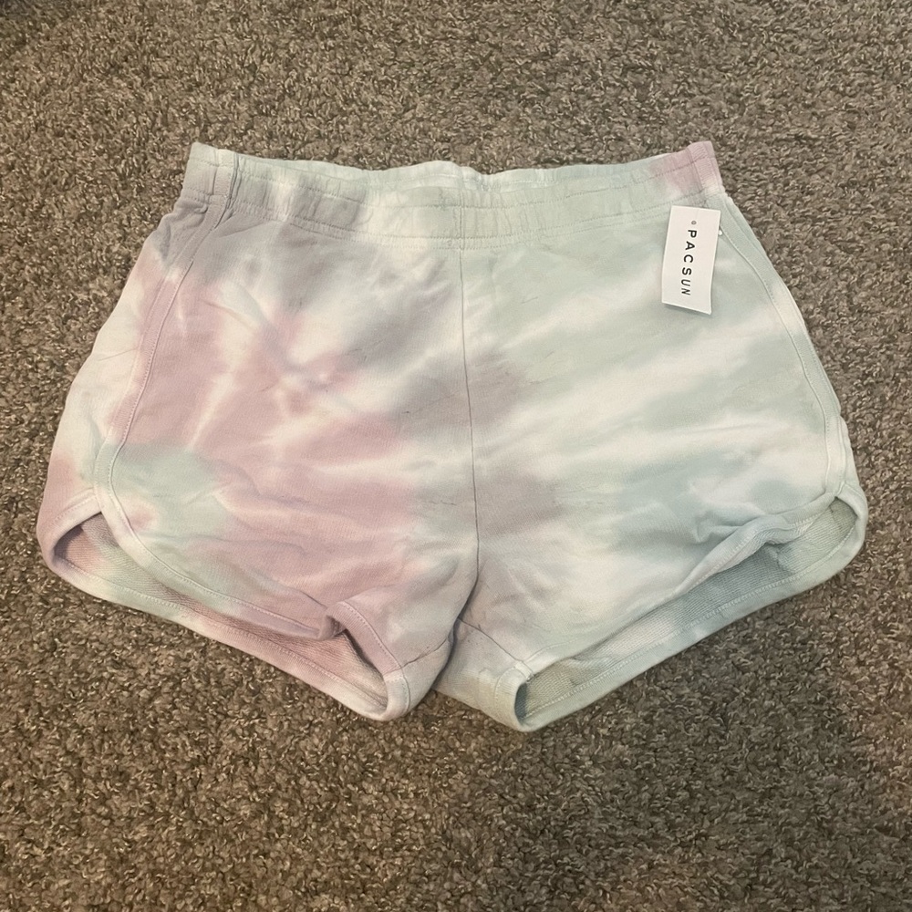 Pacsun Soft Shorts Tie Dye Print